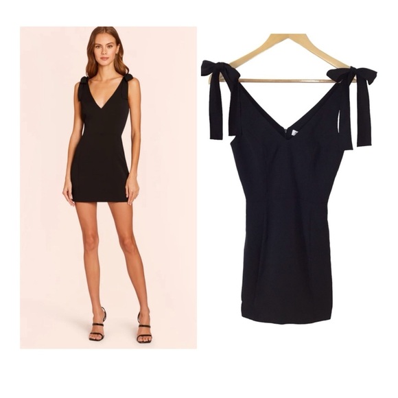 Amanda Uprichard X REVOLVE Black Allora Dress NEW - Picture 2 of 10